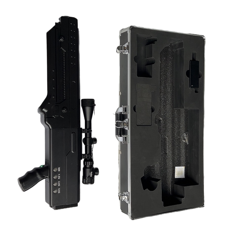  黄埔手持便携式枪型低空防御反制四通道A型