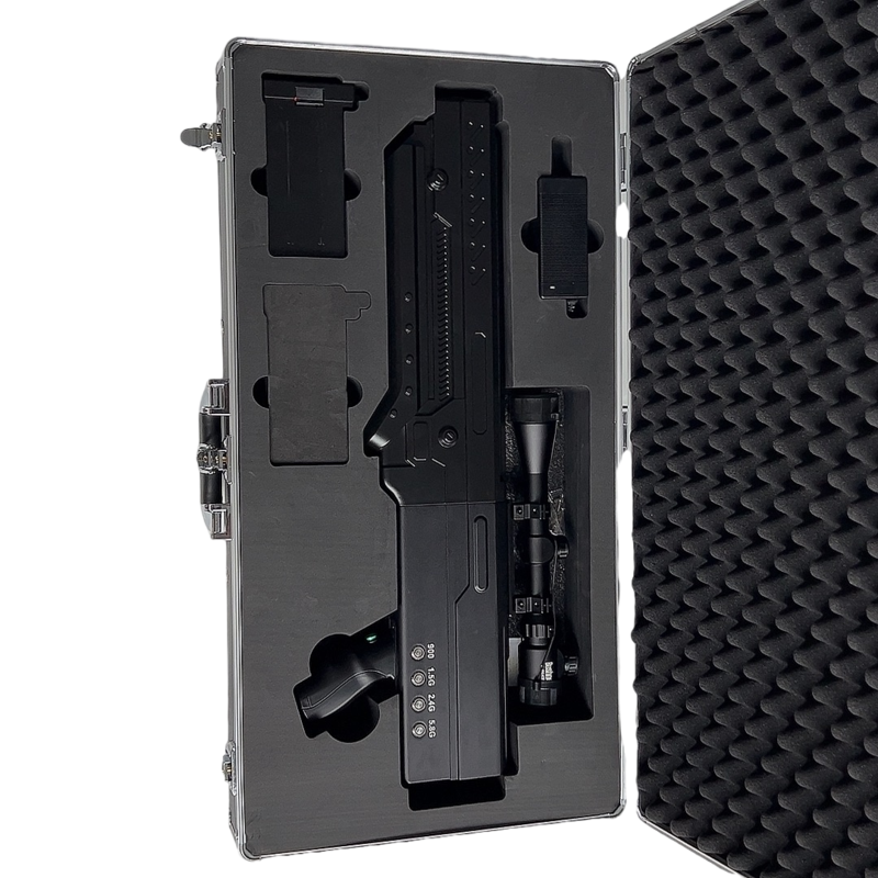  黄埔手持便携式枪型低空防御反制四通道B型