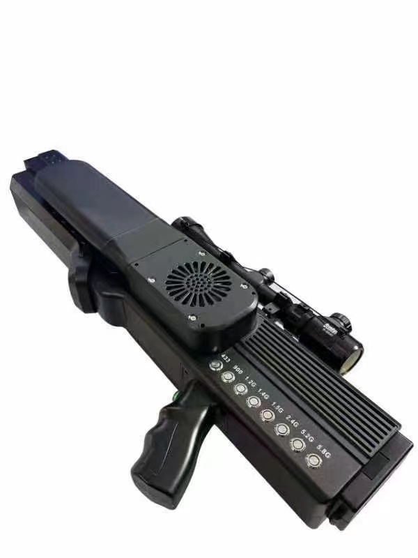  黄埔手持便携式枪型低空防御反制八通道